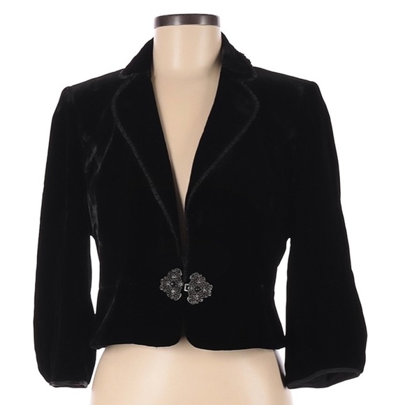 ANN TAYLOR LOFT • Velvet Blazer - Picture 1 of 7
